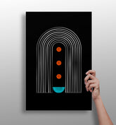 Line Art V2 Aluminum Print.